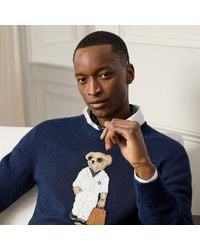 Ralph Lauren - Polo Bear Silk-Linen Jumper - Lyst