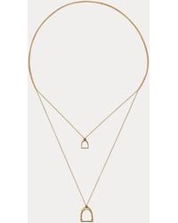 Ralph Lauren - Rose Double-Stirrup Lariat Necklace - Lyst