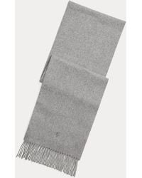 Polo Ralph Lauren - Fringed Cashmere Scarf - Lyst