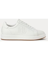 Ralph Lauren - Ledersneaker Ainsley - Lyst