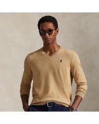 Ralph Lauren - Jersey Técnico Con Cuello De Pico - Lyst