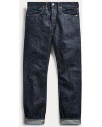 RRL - Jeans con orillo Slim Fit - Lyst