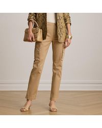 Ralph Lauren - Chino Cropped Cargo Pant - Lyst
