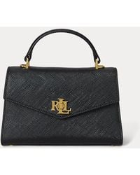 Ralph Lauren - Kleine Umhängetasche Farrah Aus Leder - Lyst