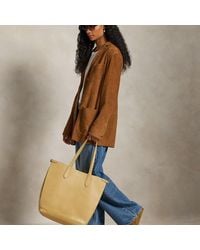 Polo Ralph Lauren - Bellport Leather North-South Tote - Lyst