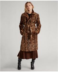 polo ralph lauren leopard coat
