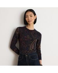 Ralph Lauren - Cotton-Modal Paisley Jumper - Lyst