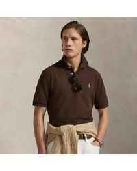 Polo Ralph Lauren - Custom-Slim-Fit Piqué-Poloshirt - Lyst