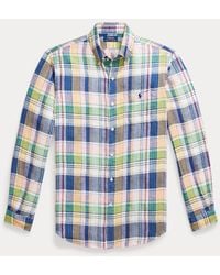 Polo Ralph Lauren - Kariertes Classic-Fit Leinenhemd - Lyst