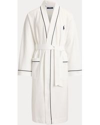 Polo Ralph Lauren - Cotton-Blend Jersey Robe - Lyst