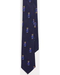 Polo Ralph Lauren - Ralph Lauren Boy's Polo Bear Silk Twill Tie - Lyst