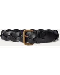 Polo Ralph Lauren - Braided Vachetta Leather Belt - Lyst