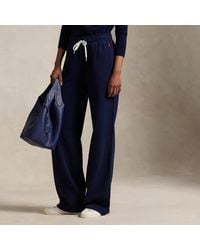 Polo Ralph Lauren - Drawstring Wide-Leg Tracksuit Bottoms - Lyst