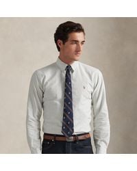 Polo Ralph Lauren - Custom Fit Striped Oxford Shirt - Lyst