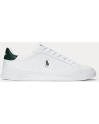 Polo Ralph Lauren - Leder-Sneaker Heritage Court II - Lyst