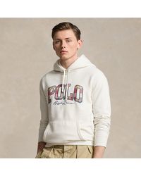 Polo Ralph Lauren - The Rl Fleece Plaid-logo Hoodie - Lyst