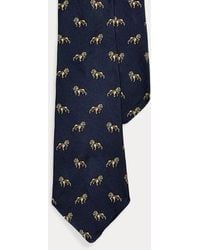 Polo Ralph Lauren - Cravate Vintage Chiens En Sergé De Soie - Lyst