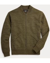 Ralph Lauren - Cotton-Wool Full-Zip Jumper - Lyst