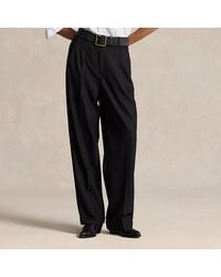 Polo Ralph Lauren - Wool-blend Wide-leg Trouser - Lyst