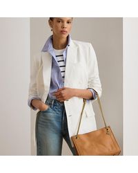 Ralph Lauren - Ralph Lauren Pebbled Leather Medium Bradley Tote Bag - Lyst