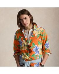 Polo Ralph Lauren - Classic Fit Gebloemd Linnen Overhemd - Lyst