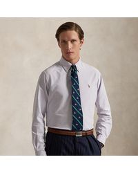 Polo Ralph Lauren - Custom Fit Striped Oxford Shirt - Lyst