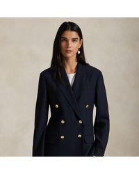 Polo Ralph Lauren - Double-Breasted Stretch Wool Blazer - Lyst