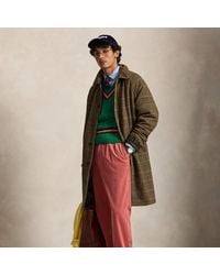 Polo Ralph Lauren - The Langdon Plaid Tweed Walking Coat - Lyst