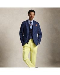 Polo Ralph Lauren - Pleated Linen Suit Trouser - Lyst