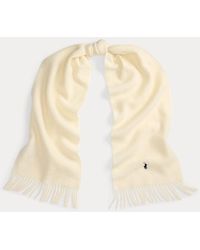 Polo Ralph Lauren - Bufanda De Lana Con Flecos - Lyst