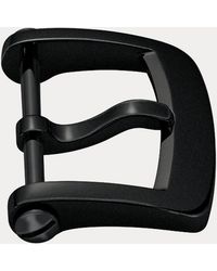 Ralph Lauren - 18 Mm Black Steel Pin Buckle With Screw - Lyst