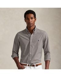 Polo Ralph Lauren - Custom Fit Gingham Stretch Poplin Shirt - Lyst