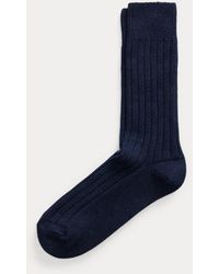 Ralph Lauren - Stretch Cotton-Blend Socks - Lyst