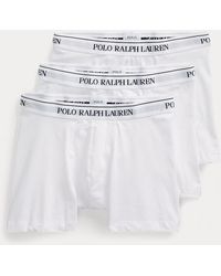 Polo Ralph Lauren - Stretch Cotton Boxer Brief 3-pack - Lyst