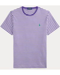 Polo Ralph Lauren - Custom Slim Fit Striped Jersey T-Shirt - Lyst