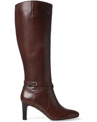 ralph lauren elberta leather boot