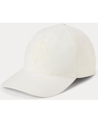 Ralph Lauren - Silk-Linen Monogram Ball Cap - Lyst