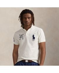 Polo Ralph Lauren - Custom-Slim Piqué-Poloshirt Mit Big Pony - Lyst