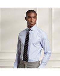 Ralph Lauren - Camicia in twill tattersall - Lyst