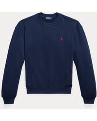 Polo Ralph Lauren - Sudadera De Felpa Con Cuello Redondo - Lyst