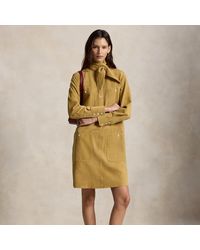 Ralph Lauren - Suede Utility Dress - Lyst