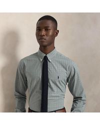 Polo Ralph Lauren - Custom Fit Checked Stretch Poplin Shirt - Lyst