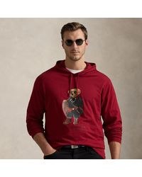Polo Ralph Lauren - Ralph Lauren Polo Bear Jersey Hooded T-Shirt - Lyst