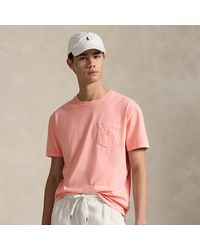 Polo Ralph Lauren - Custom-Slim-Fit T-Shirt Mit Tasche - Lyst