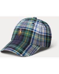 【 Polo Ralph Lauren 】Glen Plaid Tweed Ball Cap キャップ Ralph Lauren Glen Plaid Tweed Ball Cap in Brown for Men | Lyst