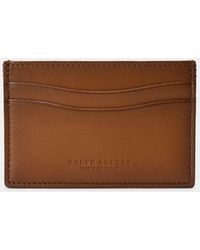 Ralph Lauren - Burnished Calfskin Card Case - Lyst