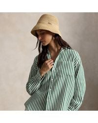 Polo Ralph Lauren - Oversize Fit Striped Linen-Cotton Shirt - Lyst