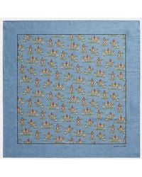 Polo Ralph Lauren - Wollen Bandana Met Paardensportprint - Lyst
