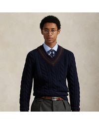 Polo Ralph Lauren - Wool-Cashmere Cricket Jumper - Lyst