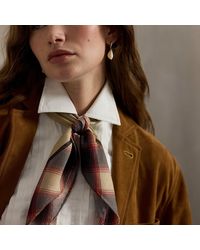 Polo Ralph Lauren - Polo Bear Wool-Silk Square Scarf - Lyst